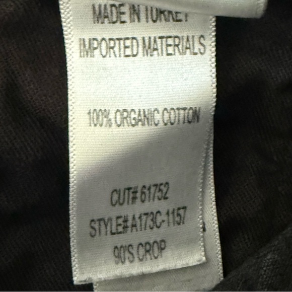 Agolde 90s Cropped Mid Rise Jeans (Black/Gray) Size 24 - Picture 13 of 13